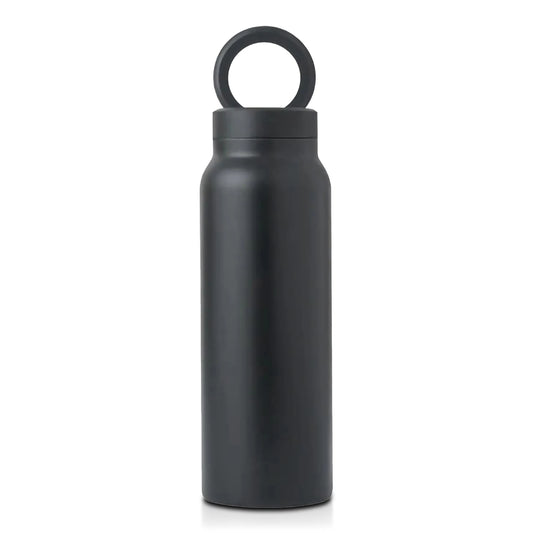 24Oz Insulated Water Bottle with Phone Mount Durable Leakproof Stainless Steel Sports Bottle for Outdoor Trip Household Camping